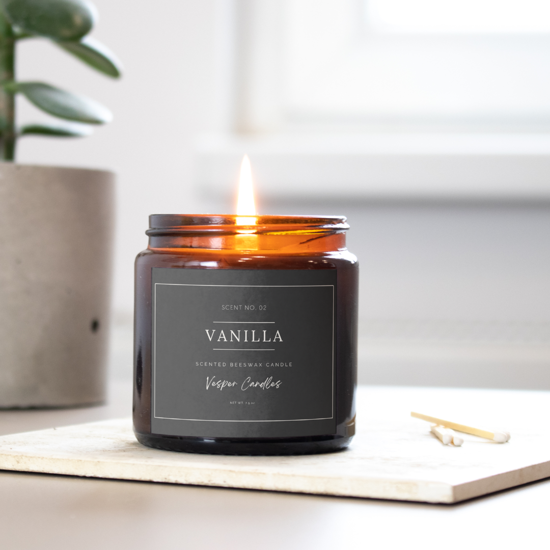 Vanilla Beeswax Candle